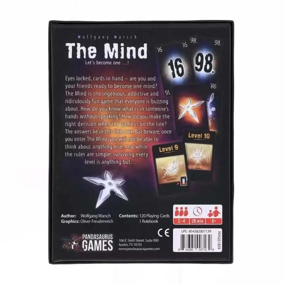 NOUVEAU Jeu de cartes The Mind - Party Games Board Game avis et prix