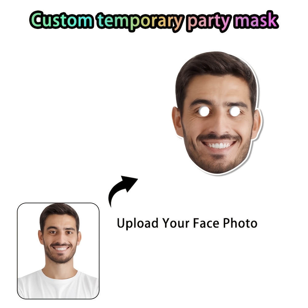 Masque de visage personnalisé  - Party Games Bachelorette avis et prix
