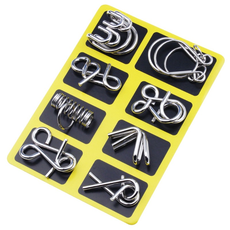 Ensemble de 8 puzzles métalliq - Party Games Board Game avis et prix