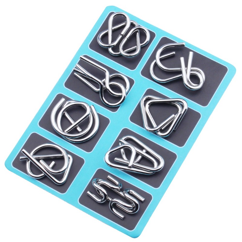 Ensemble de 8 puzzles métalliq - Party Games Board Game avis et prix