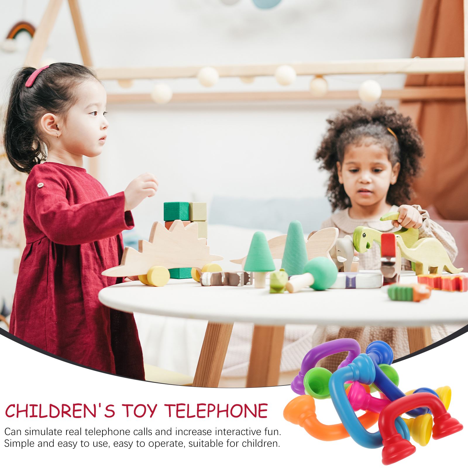 8 pièces enfant en bas âge mur - Party Games Phone avis et prix